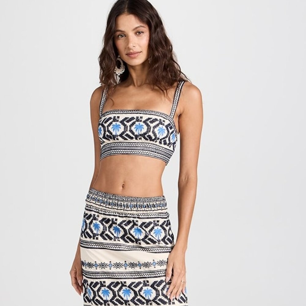 Johanna Ortiz River Breeze Crop Top & Palm Maxi Skirt